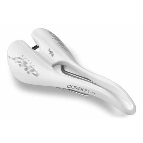 Selle Smp Carbon Lite Saddle White Made IN Italy 185g Smp - White