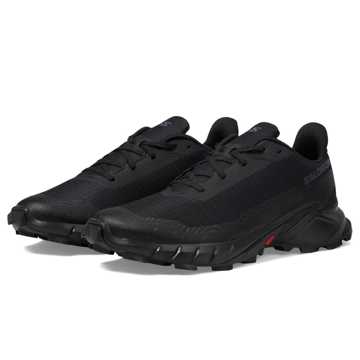 Man`s Sneakers Athletic Shoes Salomon Alphacross 5 - Black/Black/Ebony