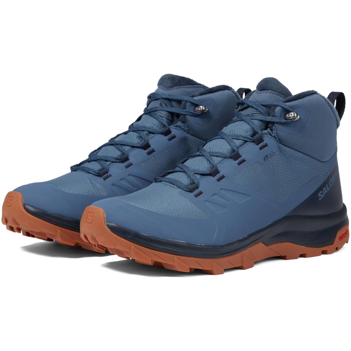 Man`s Hiking Salomon Outsnap Cswp - Bering Sea/Carbon/Gum8