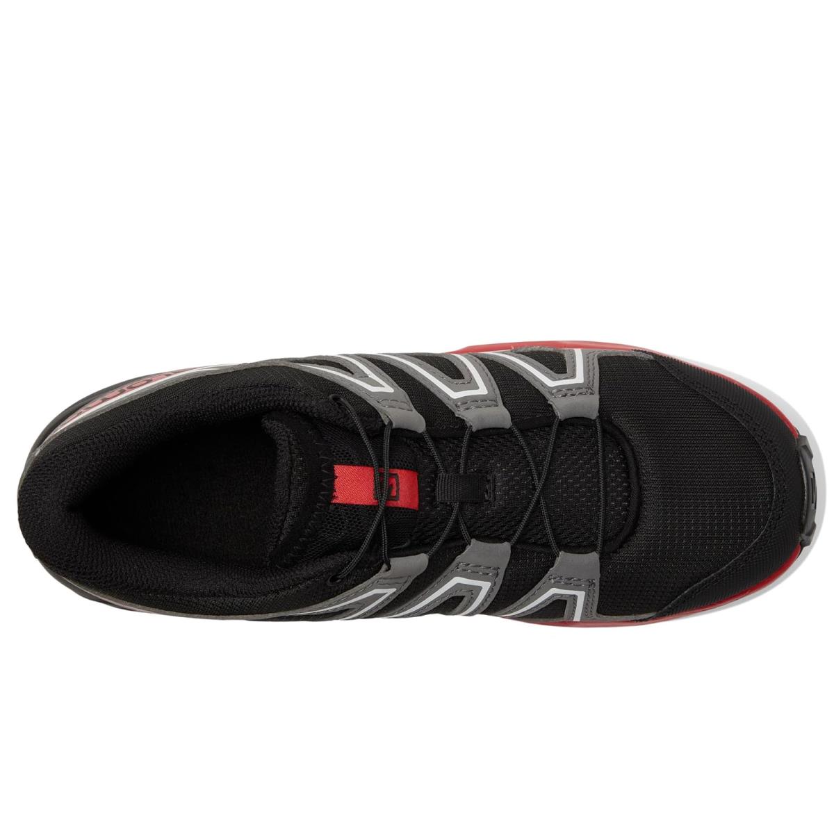 Children Unisex Shoes Salomon Kids Speedcross Little Kid/big Kid - Black/Quiet Shade/High-Risk Red