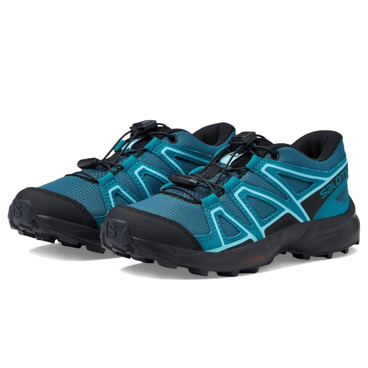 Children Unisex Shoes Salomon Kids Speedcross Little Kid/big Kid Stargazer/Black/Harbor Blue