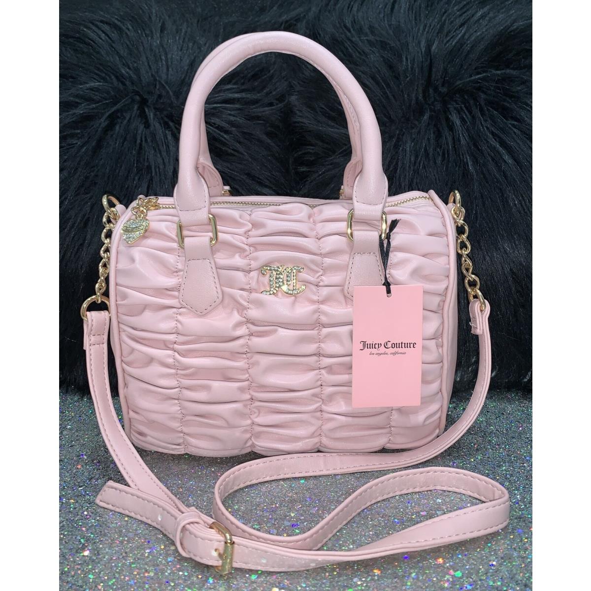 Juicy Couture Run The World Satchel Pink Diamond 11JCCJKMX-PD