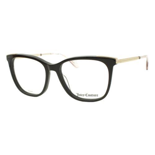 Juicy Couture JU 211 807 Shiny Black Gold Women`s Eyeglasses 53-17-140 W/case