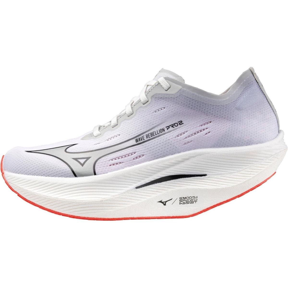 Mizuno Wave Rebellion Pro 2 Carbon Plated Running Shoes Women Sz 11 / Men Sz 9 - Exterior: