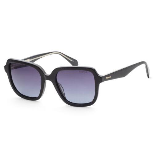 Polaroid Women`s 53mm Black Sunglasses PLD4095SX-0807-53 - Frame: Black, Lens: Grey, Other Frame: Black
