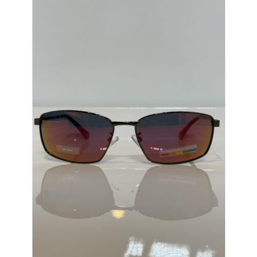 Polaroid 2137gsx Kj1 Gunmetal Fire Mirror Sunglasses