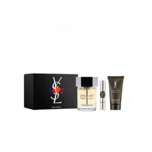 Yves Saint Laurent Men`s L`homme Gift Set Fragrances 3614273956734