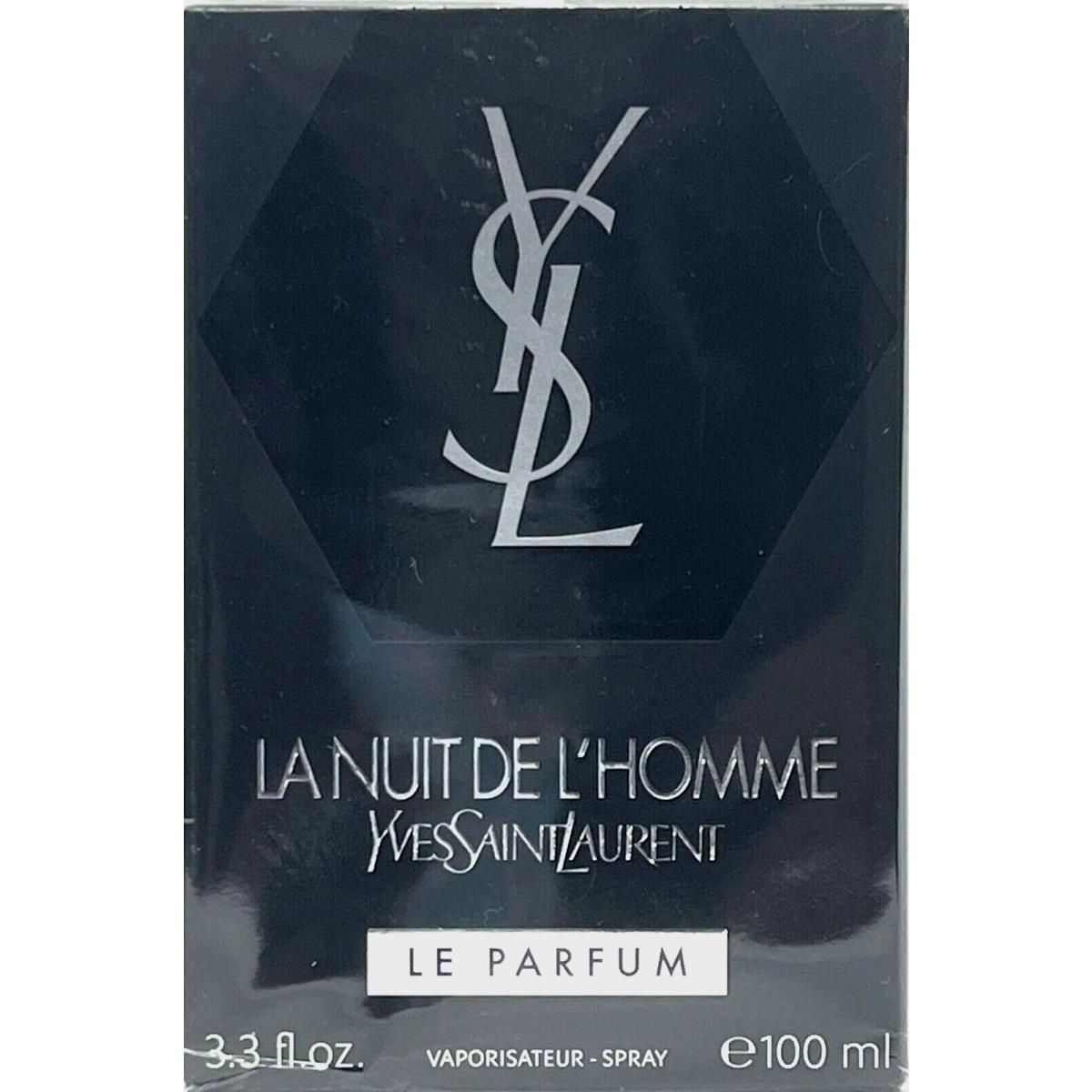 Yves Saint Laurent LA Nuit DE L`homme LE Parfum Spray For Men 3.3 Oz / 100 ml