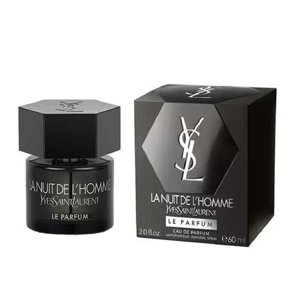 Yves Saint Laurent La Nuit De L`homme Le Parfum by Ysl 2 oz Edp For Men Box