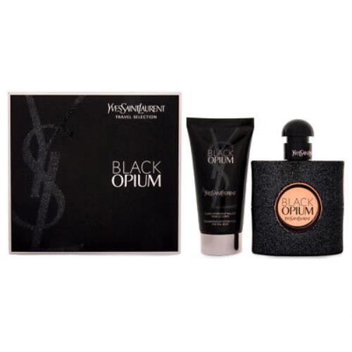Yves Saint Laurent Black Opium Eau De Perfume 1.7 oz 50 ml Spray and Body