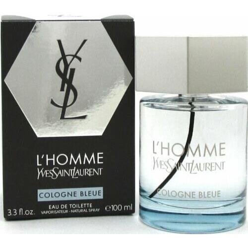 L`homme Cologne Bleue by Yves Saint Laurent For Men Edt 3.3 oz