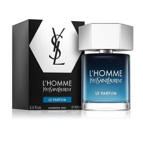 L`homme Le Parfum Yves Saint Laurent Men 3.3 3.4 oz 100 ml Eau De Parfum