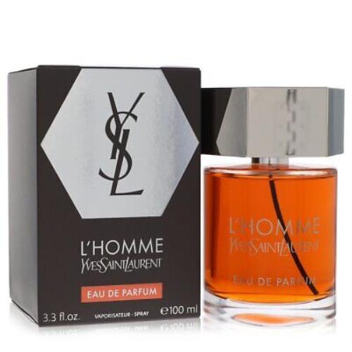 L`homme by Yves Saint Laurent Eau De Parfum Spray 3.3 oz For Men