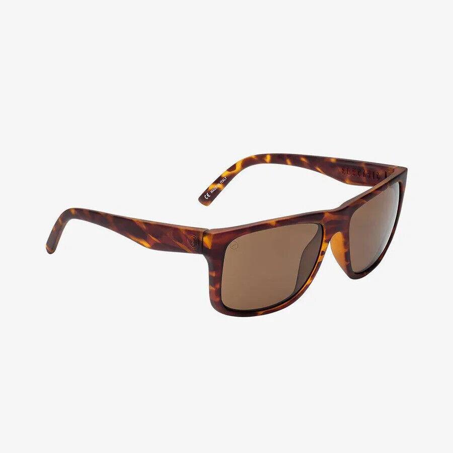 Electric Swingarm XL Sunglasses - Matte Tort Frame/polarized Bronze Lens