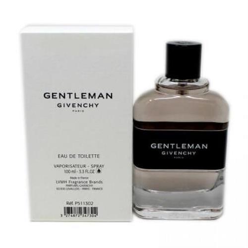 Givenchy Men`s Gentleman Edt Spray 3.3 oz Tester Fragrances 3274872441071