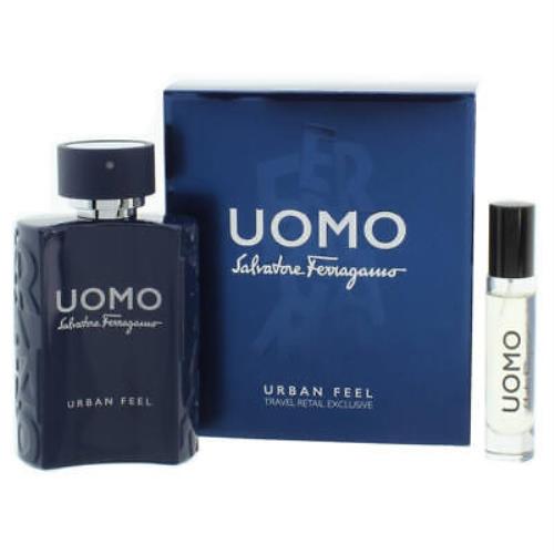 Salvatore Ferragamo Men`s Uomo Urban Feel Gift Set Fragrances 8052086377530