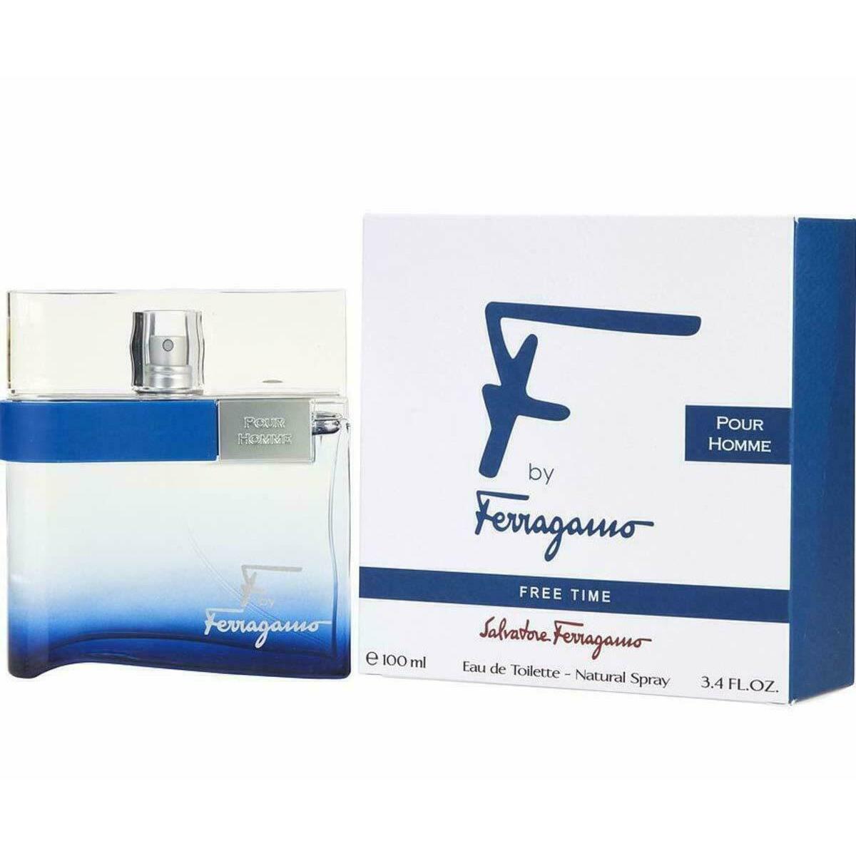 F by Salvatore Ferragamo Free Time 3.4 oz / 100 ml Edt Spray For Men