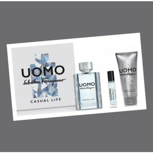 Salvatore Ferragamo - Uomo Casual Life - 3 Pc Gift Set