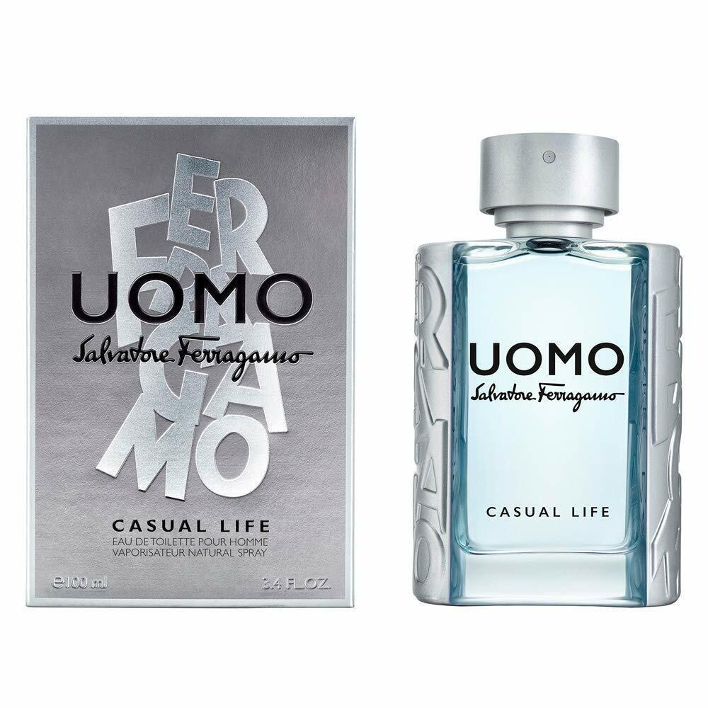 Uomo Salvatore Ferragamo Casual Life by Salvatore Ferragamo 3.4 oz Edt For Men