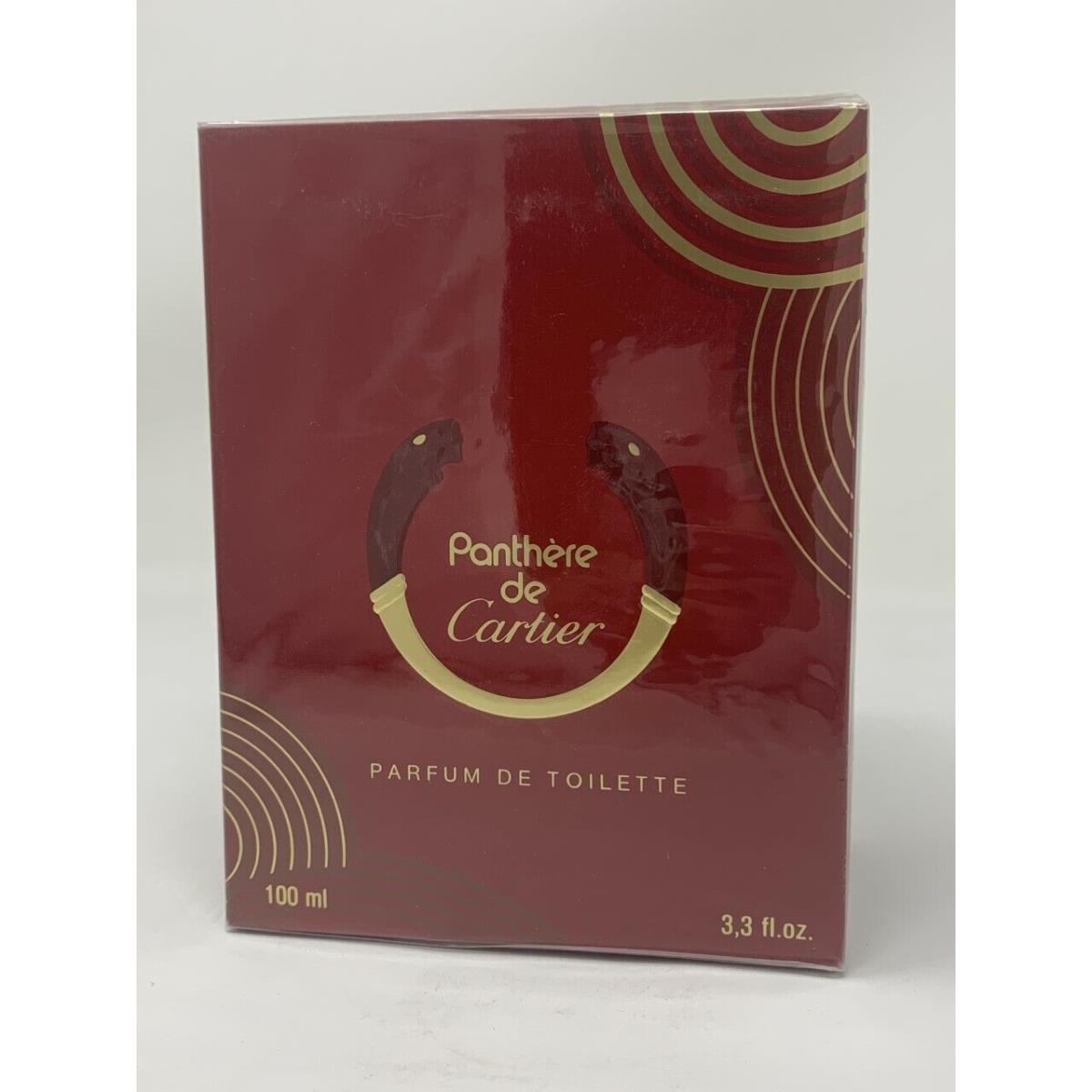 Cartier Panth re de Cartier Parfum de Toilette 3.3 Fl. Oz. Splash Rare Item
