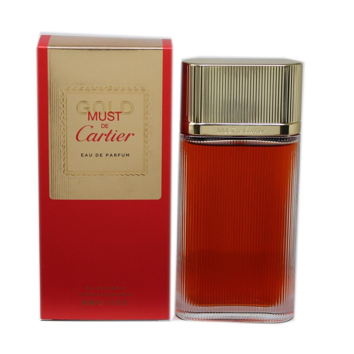 Cartier Must DE Cartier Gold Eau DE Parfum Spray 100 ML/3.3 Fl.oz