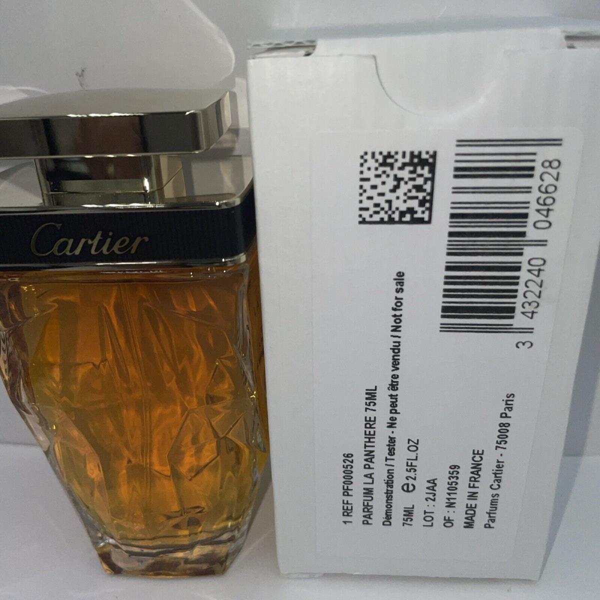 LA Panthere Parfum BY Cartier 2.5 OZ/75 ML Spray Concentrate