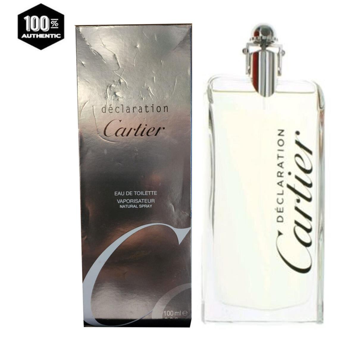 Cartier Declaration 3.3 oz / 100 ml Edt Spray Cologne For Men