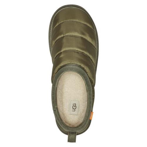 Ugg Tasman Lta Burnt Olive Quilted Shearling Comfort Men`s Shoes Size US 10 - Burnt Olive