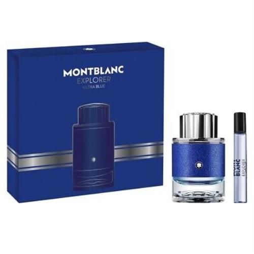 Montblanc Men`s Explorer Ultra Blue Gift Set Fragrances 3386460130554