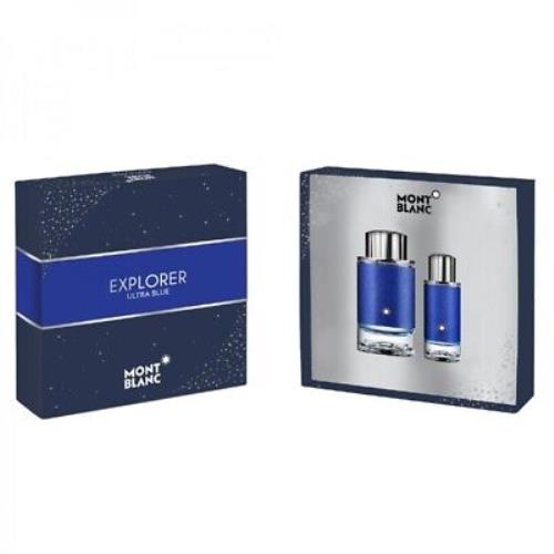 Montblanc Men`s Explorer Ultra Blue Gift Set Fragrances 3386460128049