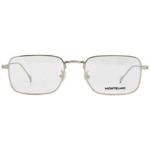 Montblanc Demo Rectangular Men`s Eyeglasses MB0212O 004 56 MB0212O 004 56