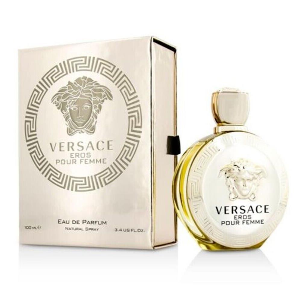 Versace Eros Pour Femme Eau De Parfum Spray For Women 3.4oz Box