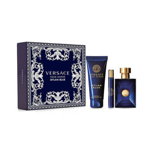 Versace Men`s Dylan Blue Gift Set Fragrances 8011003879373