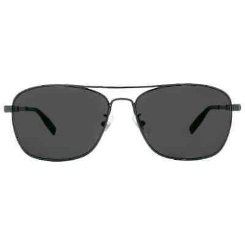 Montblanc Grey Pilot Men`s Sunglasses MB0026S 006 61 MB0026S 006 61