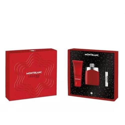 Montblanc Men`s Legend Red Gift Set Fragrances 3386460132237