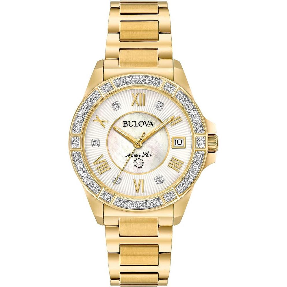 Bulova Women s Marine Star Diamond Watch 98R235