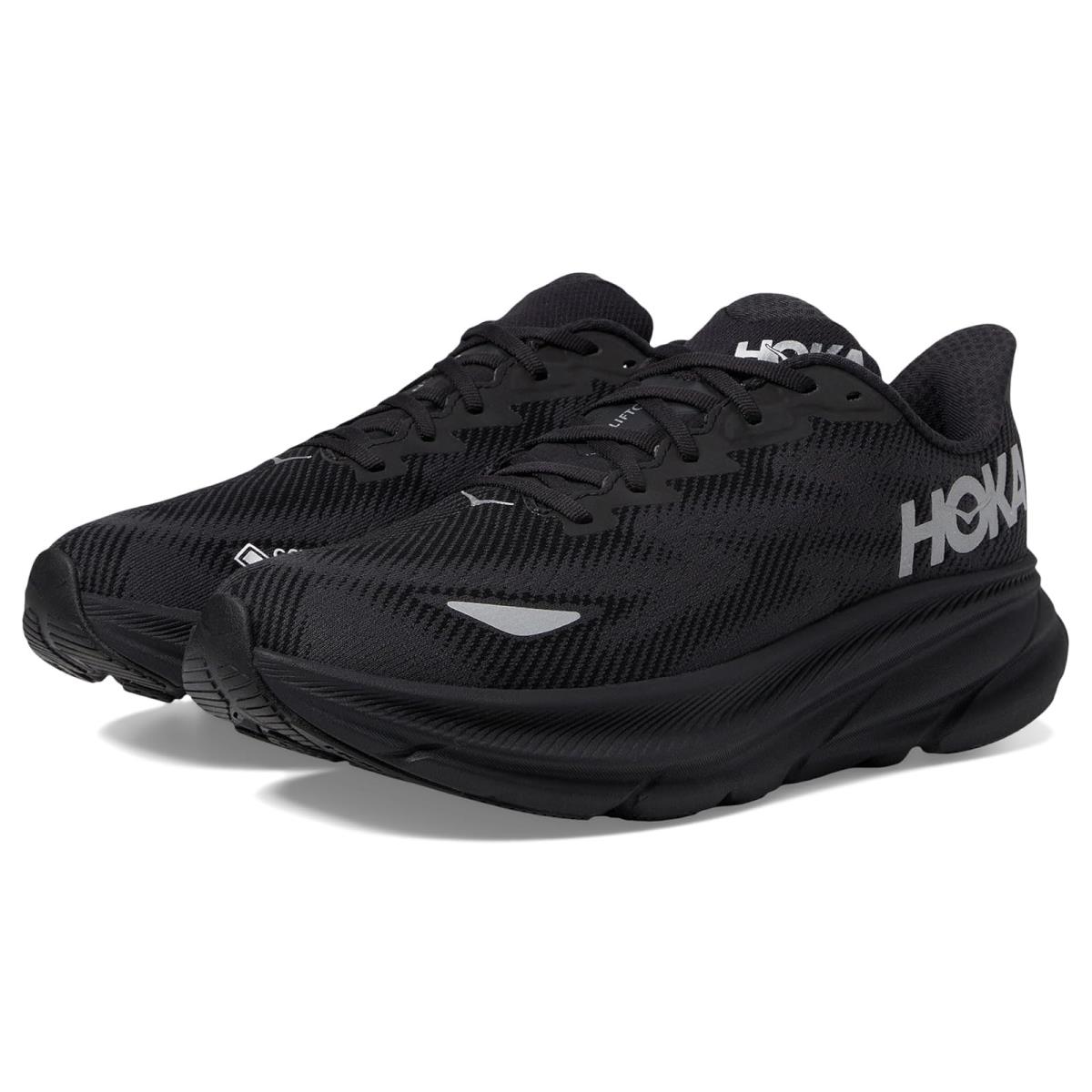 Man`s Sneakers Athletic Shoes Hoka Men`s Clifton 9 Gtx - Black/Black