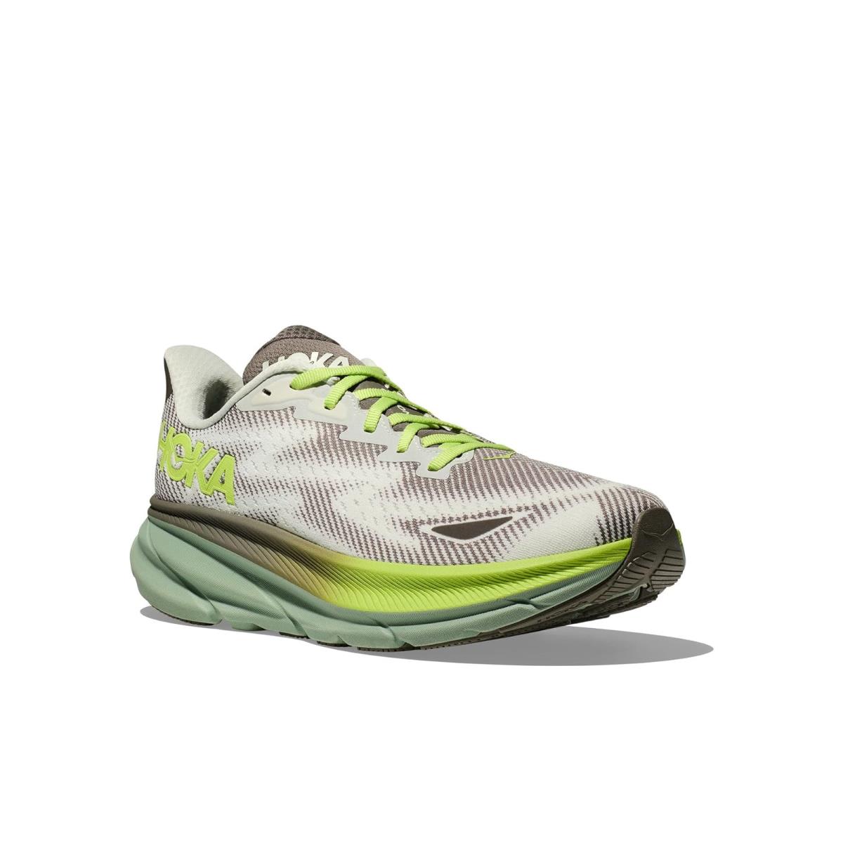 Man`s Sneakers Athletic Shoes Hoka Men`s Clifton 9 Gtx Slate/Aloe Vera