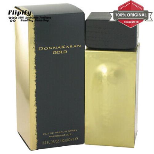Donna Karan Gold Perfume 3.4 oz Edp Spray For Women by Donna Karan
