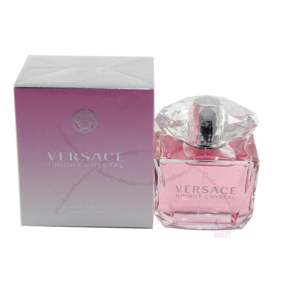 Versace Bright Crystal By Versace 6.7oz/200ml Edt Spray For Women