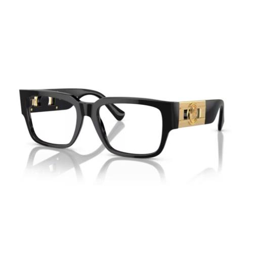 Versace 0VE3350F GB1 Black/clear Square Shaped Men`s Eyeglasses