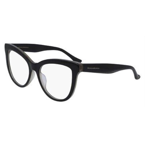 Donna Karan DO5000 Eyeglasses Women Black / Gray Cat Eye 52mm