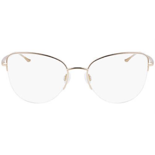 Donna Karan DO1004 Eyeglasses RX Women Gold Cat Eye 54mm