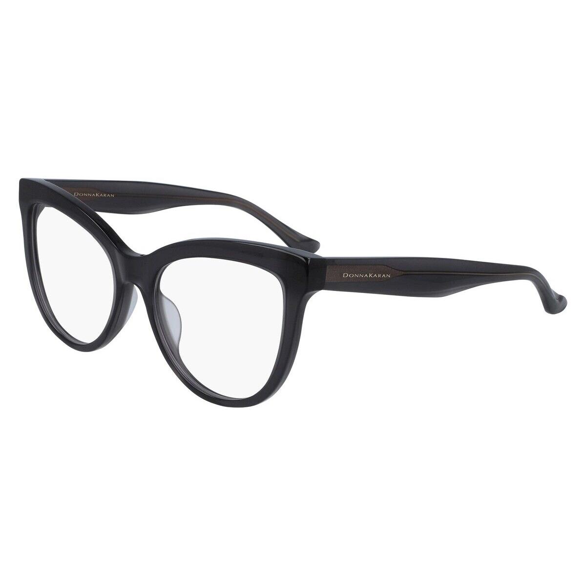 Donna Karan DO5000 Eyeglasses Women Black Crystal Cat Eye 52