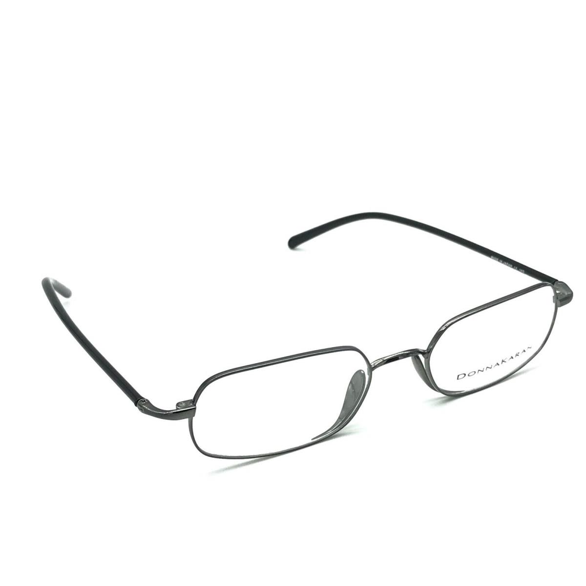 Donna Karan 8244 060 Gunmetal Rectangular Eyeglasses Frames 50-18 140 Japan Rare
