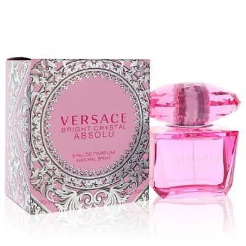 Bright Crystal Absolu by Versace Eau De Parfum Spray 3 oz / e 90 ml Women
