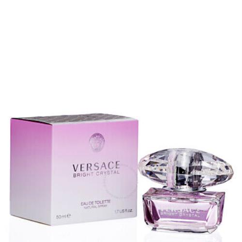 Bright Crystal by Versace Eau de Toilette Spray For Women 1.7 Oz W