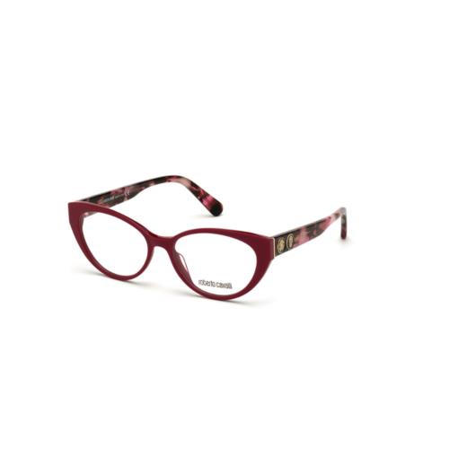 Roberto Cavalli RC5106 066 Women Eyewear Optical Frame Bordeaux Cat Eye