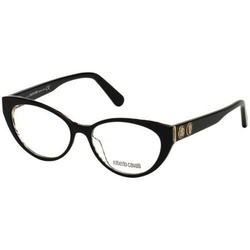 Roberto Cavalli RC5106 005 Women Eyewear Optical Frame Black Cat Eye