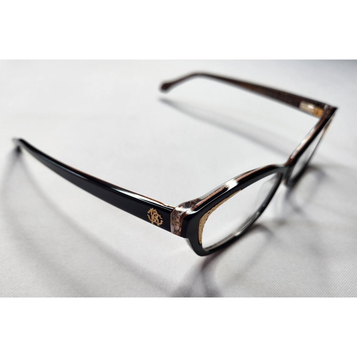 Roberto Cavalli Capolivieri RC 5034 001 Black Optical Frame Size 54-14-140 Italy